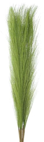 sourcing map 8 piezas de hierba de pampa sintética, 21 pulgadas/55 cm, decoración de hierba de pampa artificial alta para sala de estar, fiesta, jarrón de pared, decoración de boda, verde hierba