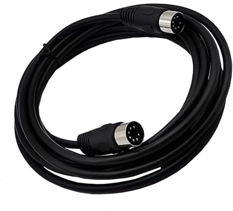 DIN - Cable de sonido Din7Pin macho a macho de 7 pines para sistemas estéreo y controladores, cable de conexión DIN7PIN, 1 m