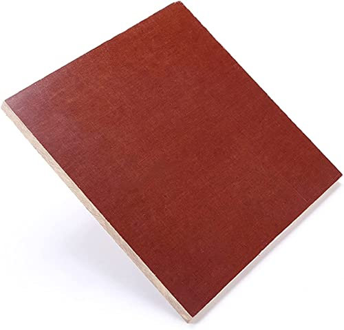 TATOS Tablero De Baquelita Fenólico Placa de Resina fenólica de baquelita marrón Aislamiento de Madera contrachapada Dura Hoja Plana Longitud 200 mm Ancho 300 mm 4 espesores diferentes-200x300x2mm