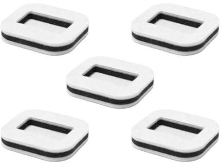 Tabanzhe Furniture Caster Cups-5PCS Anti-Sliding Feet Protector Pads Office Chair Wheel Stoppers Floor Protector Castor Cups for Bed Sofa Chair Leg Wheel Stoppers