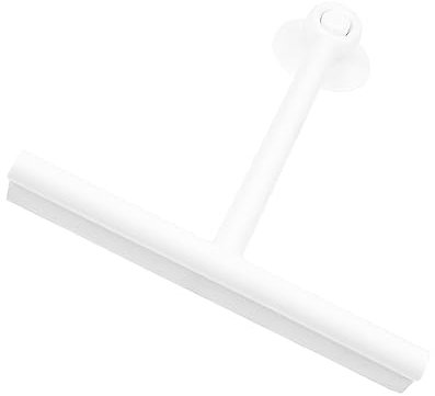 Vaguelly Ergonomic Glass Cleaning Wiper Multi-use Tile Wall Wiper Hotel Window Cleaner Limescale Remover Comfortable Handle White