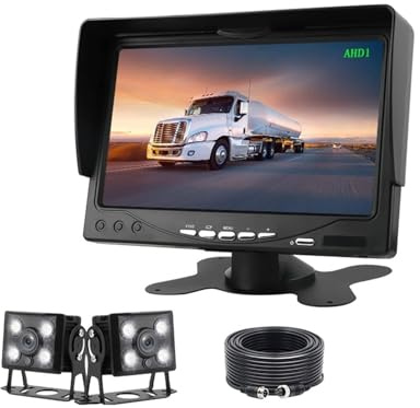 Navegador GPS para coche, MONITOR DE CUCHO Vista trasera Cámara Visión nocturna Visualización Impermeable Aparcamiento inversa Asistencia Sistema de asistencia Camión for autobuses RV Para coche, cami
