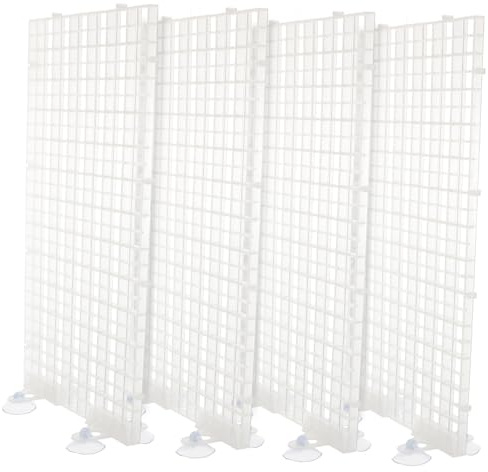 UTHCLO Isolation Board Grating Fish Tank Aquarium Board Egg Crate Divider Panel Plate Aquarium Separator Grids Dividers Grid Random Color