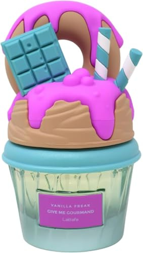 Lattafa Vanilla Freak Give Me Gourmand, Eau de Parfum, süßes Dessert-Flaschendesign, Vanille-Gourmet-Duft, 75 ml