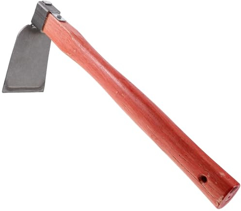 WRITWAA da Giardino Portatile Manico in Legno e Testa in Ferro Zappatrice Piccola per Diserbo Piantare Fiori e Allentare Terreno Attrezzo da Giardinaggio Compatto per Orto e Cortile