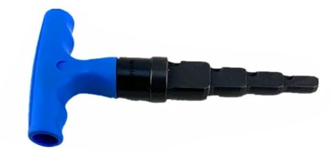 WATERBELINE Herramienta de desbarbado interior de tubo de chaflán 4 en 1, trinquete multicapa con calibración de rotación, escariador para metal de 16 a 32 mm
