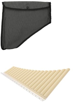 Bärbar mini grytflöjt 1 set 18 rör flöjter C nyckel bärbar professionell pedagogiskt instrument multifunktionell nybörjarvänliga praktiska effekter