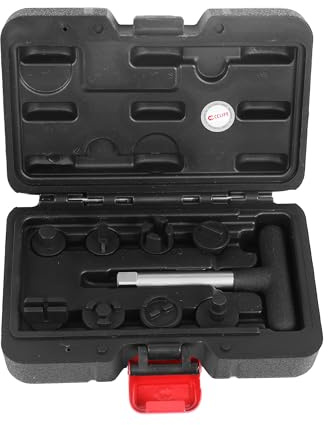 CCLIFE 8-TLG Ölablassschrauben Werkzeug 3/8 T-Griff Kunststoffadapter | Spezielle Adapter für Kunststoff-Ölablassschrauben, optimal für routinemäßige Ölwechsel im Kfz-Bereich