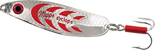 Mepps Syclops Plata/Rojo Talla 0/8 gr