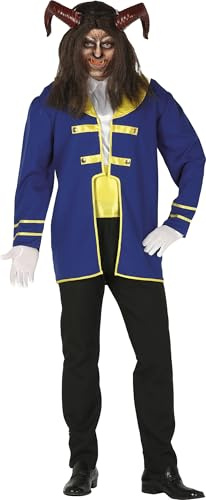 FIESTAS GUIRCA | Disfraz de Príncipe Monstruoso Encantado (48-50/M) - Camiseta, Chaqueta, Faja y Pantalón - Disfraces de Cuentos de Hadas y Princesas para Halloween, Carnaval y Fiestas de Disfraces