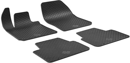 WALSER DirtGuard Gummi Fussmatten Auto für Peugeot 308 SW II 03/2014-2021, 100% passgenaue Auto Fußmatten, robuste Universal Fußmatte Auto, Gummimatten Auto