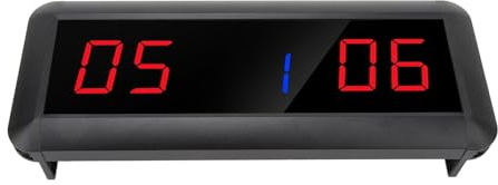 Dilwe Remote Control Digital Scoreboard, LED Portable Tabletop Electronic Score Keeper for Badminton Basketball Table Tennis, Indoor Outdoor Games