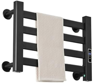 Radiatore scaldasalviette Scaldasalviette For Riscaldamento Elettrico Impermeabile Scaldasalviette Elettrico Portasciugamani For Bagno Smart LCD Touch Screen Mensola For Asciugatrice A Muro ( Color :