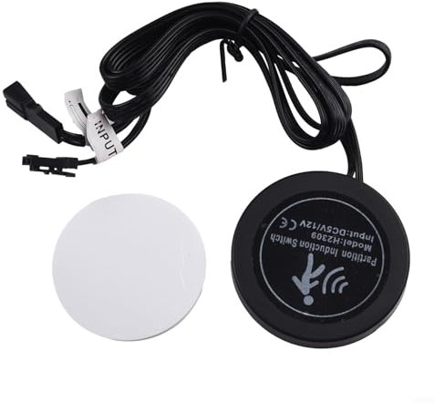 YUANGANG Kann 25 mm Trennwand durchdringen, kabelloser Touch-Sensor, LED-Licht, Handscan-Kontrollschalter für Schränke, Schränke (Touch-Schalter)