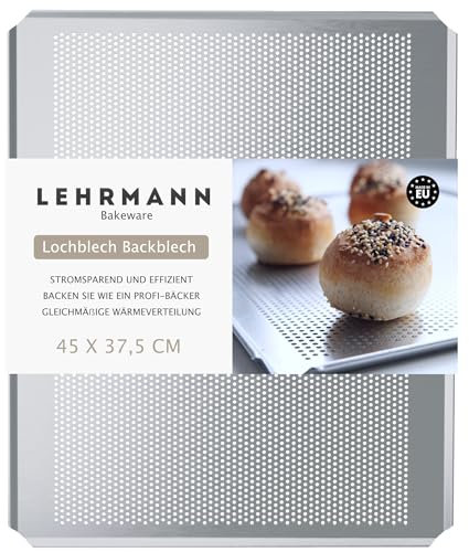 LEHRMANN Plaque perforée perforée 45 x 37,5 cm Plaque de cuisson perforée pour four Whirlpool Miele Siemens