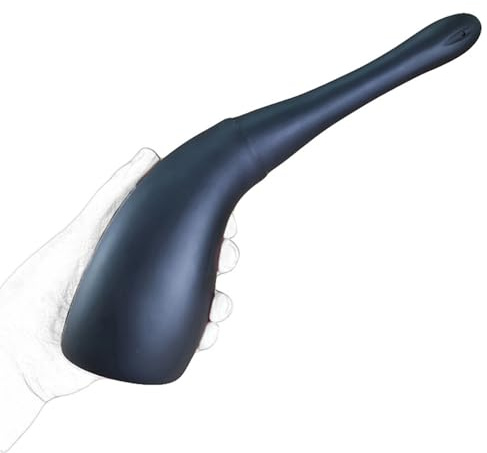 Analdusche für Analverkehr analdusche für frau intimdusche wochenbett Klistier Intimdusche für Damen 190ml Silikon für Mann Frau mit Biegbarer Einlauf Duschdüse Anti Rückfluss Vaginaldusche