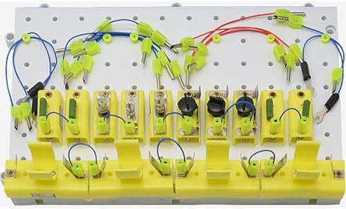Physikalische Elektrische Schaltung Demonstrationslinie Plug-in Experimentalschaltung Experimentierplatine Platinengruppierung Elektrischer Experimentierkasten