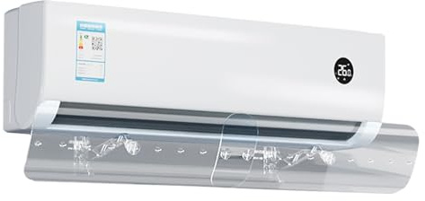 Ventana aire acondicionado deflector de aire | Barrera contra corrientes de aire para aire acondicionado split | Protector de extensible montado en la pared para habitación de bebé, lugar de