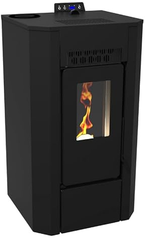 Poêle à granules étanche - LVZ MARILYN 9 UP - Noir