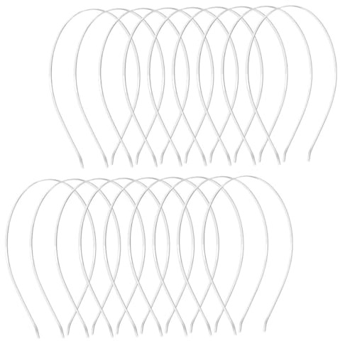 FRCOLOR 50stücke Unbemalte Haarbänder aus Edelstahl Diy-haarreifen für Damen Haarschmuck Rohlinge zum Selbermachen