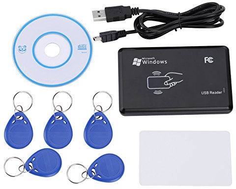 Fosa Lector RFID de Tarjetas IC ATA5577 sin Contacto con Interfaz USB, Copiadora Duplicadora para el Control de Acceso del Sistema de Seguridad