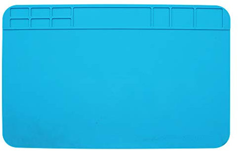 SPTwj Soldering Mat - 500℃ Heat-Resistant Insulation Silicone Anti-Static Pad for Brazing, Repair, Welding (30cm x 20cm x 1.5mm)