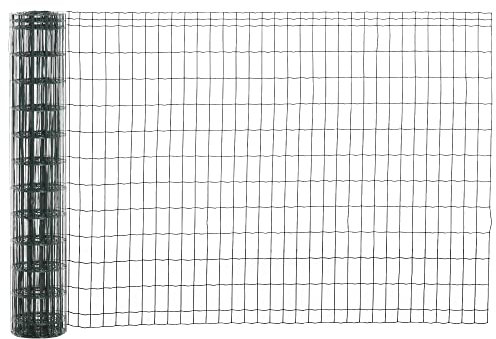 PawHut 10 x 1,22 m Drahtzaun Gartenzaun Grünen Maschendraht Gitterzaun Maschenweite 50 x 250 mm Drahtgitter-Rolle Kaninchendraht Drahtzaun Stahl