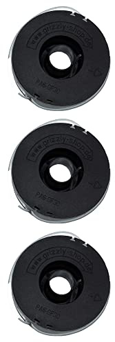Florabest Rasentrimmer Spule FRT 450 A1, FRT 450 B2, FRT 430, 430/10 Fadenspulen-Set, 3-teilig, Ersatzspule, Doppelfadenspule