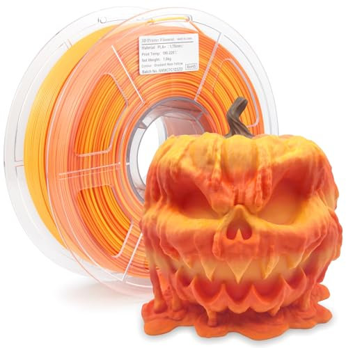 iSANMATE Matt Rainbow PLA+ 1.75mm, 3D Drucker Filament Maßgenauigkeit +/- 0.03 mm, Macaron Regenbogen PLA Plus, 1KG(2.2lb)/Spule