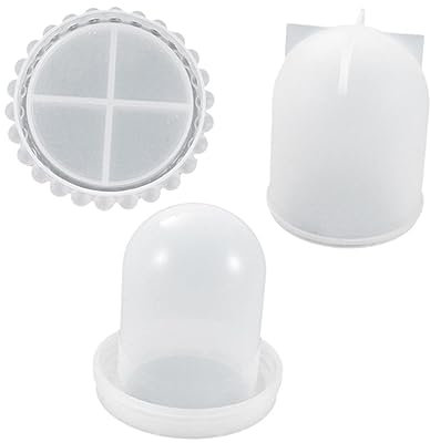 PRETYZOOM Epoxy Casting Mold Set Würfelbecher Form Dekorative Tabletop Silikon Handwerk