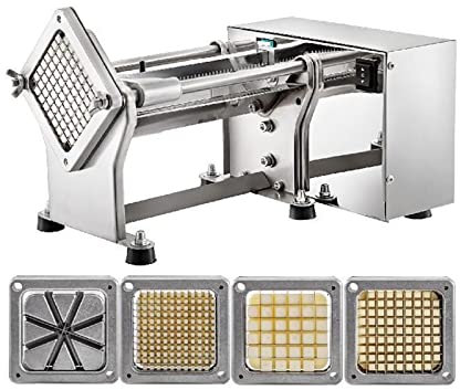 Cortador de verduras eléctrico Silcer de frutas horizontal 4 cuchillas reemplazables Procesadores de alimentos de acero inoxidable for electrodomésticos Adecuado para campos industriales y comerciales