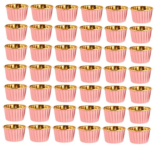 Ciieeo 100 Pièces Fournitures De Fête Gobelets À Cupcake Étuis À Gâteaux Bols À Dessert En Papier Grand Moule À Muffins De Gâteau De Mariage Jumbo Doublures De Petit Gâteau