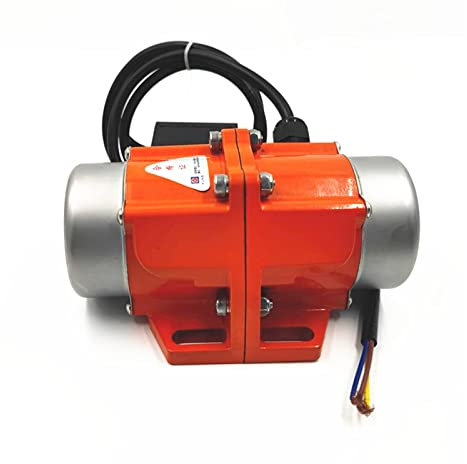 Vibration Motor Pure Copper Motor Vibrate Blanking Mixer Agitator Industry Vibration Machine + Motor Speed Controller DIY & Tools(150W 1.5KN)