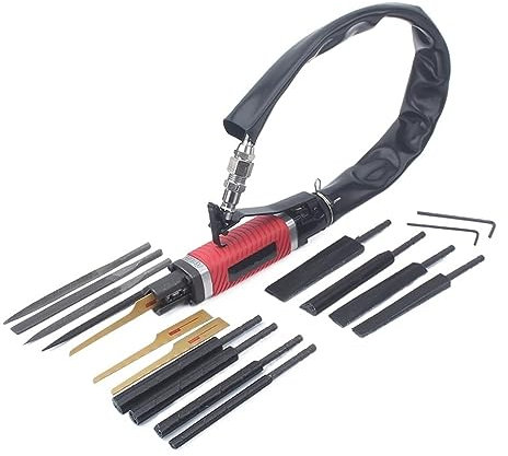 Lima neumática, Sierra de aire alternante de doble uso de calidad, herramientas de pulido de archivos neumáticos, herramienta de corte de aire con varillas de almohadilla para pulir y esmerilar