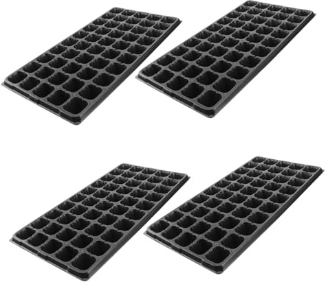 SUPVOX 4pièces Plaques De Culture pour Semis Recyclable De Trays pour pour Germination Et Propagation des Plantes