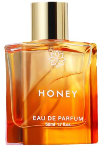 Honey Eau De Parfum – 50ml Caramel Vanilla Scent with Patchouli, Honey & Bergamot | Arabic Oud Cologne for Women & Men | Long-Lasting Sweet Fragrance Oil | Luxurious Unisex Scent