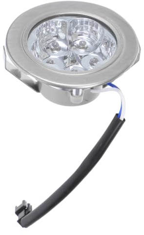Bombilla Campana Extractora LED para Redonda de Cocina | Vidrio y Metal, Instalación Sencilla y Recambio Rápido, Uso en Cocina para Electrodomésticos