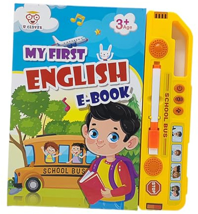 F Fityle Livre de sons pour les anglais, jouet éducatif pour les tout-petits et les enfants, portable et préscolaire