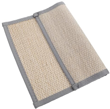 MUELODSIC Protector Sofá para Gatos con Rascador Vertical de Cartón con Uñas Alfombrilla para Arañar Interior para Sofá de Tela Diseño sin Residuos