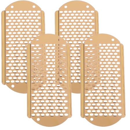 MAGICLULU Raspa per Piedi 4 Pezzi in Acciaio Inox, Lima per Calli e Rimozione Pelle Dura, Raschietto per Talloni Ergonomico e Portatile per Piedi Quotidiana