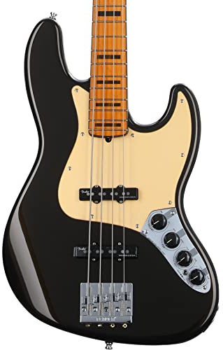 Fender American Ultra Jazz Bass MN Texas Tea - E-Bass