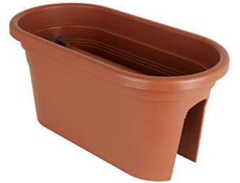 VENEZIA BALCONY PLANT BOX 60CM TERRACOTTA