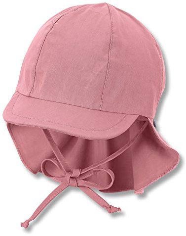 Sterntaler Baby Mädchen Schirmmütze M. Nackenschutz 1512131 Winter Hut, helllila, 43 EU