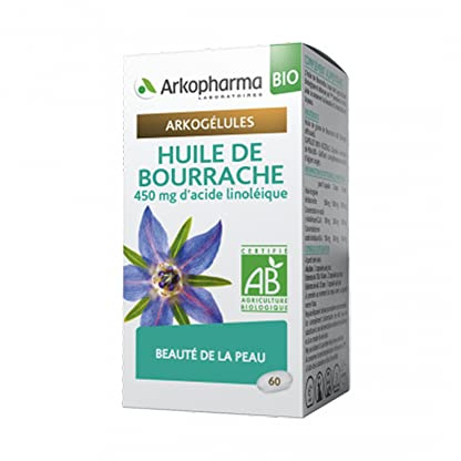 Arkopharma arkogélules bio huile de bourrache 60 capsules