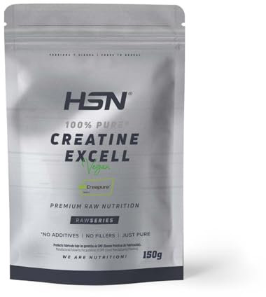 HSN Creatina 100% CREAPURE® in Polvere | Gusto Neutro - 150g | Certificazione di Qualità Garantita: Puro Monoidrato di Creatina Micronizzata Senza Additivi e Priva di Contamin