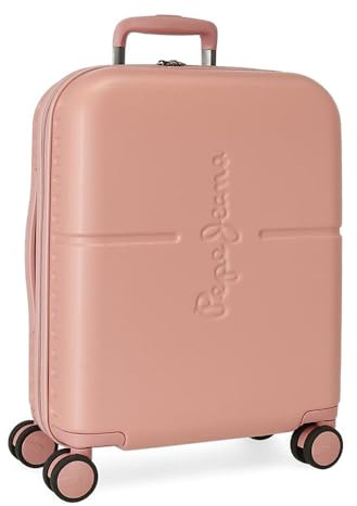 Pepe Jeans Highlight Valigia da Cabina, 40 x 55 x 20 cm, Rosa, 40x55x20 cms, Valigia da cabina