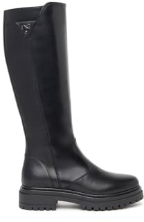 Nero Giardini I411837D Stivali Donna in Pelle - Nero 36 EU
