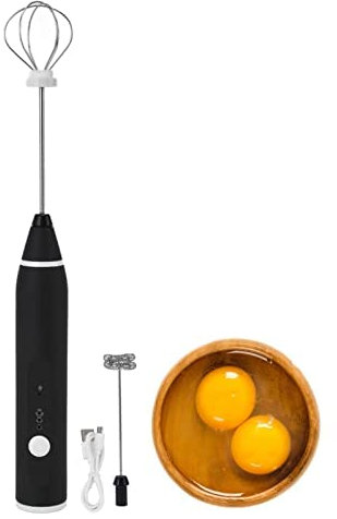 Mini batidora eléctrica espumador de leche 3 modos batidor de mano de acero inoxidable sonda desmontable seguridad antiadherente Mini batidora eléctrica Flexible