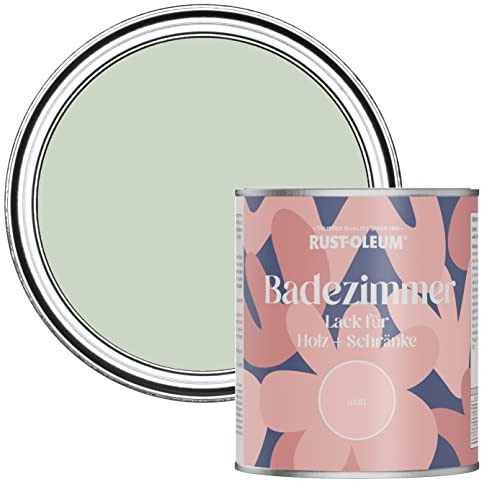 Rust-Oleum Green Moisture Resistant Bathroom Wood and Cabinet Paint in Matt Finish - LAUREL GREEN 750ML