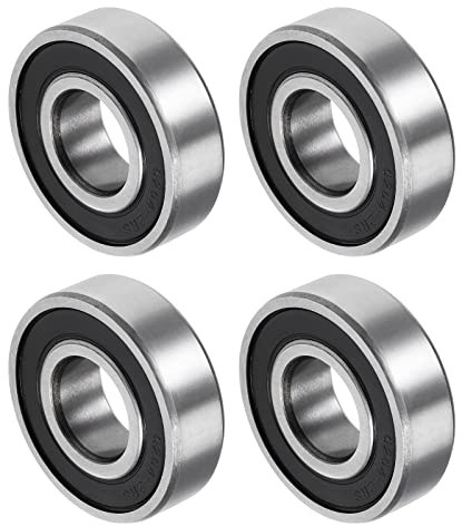 QUARKZMAN 6204-2RS 20x47x14mm Kugellager 4Stk Chromstahl | Chromstahl für DIY-Projekte Werkzeuge mit Hoher Härte Doppelt Versiegelt